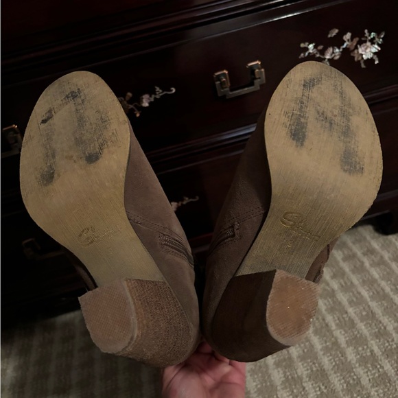 Sbicca suede OTK boots size 9 taupe - Picture 10 of 10